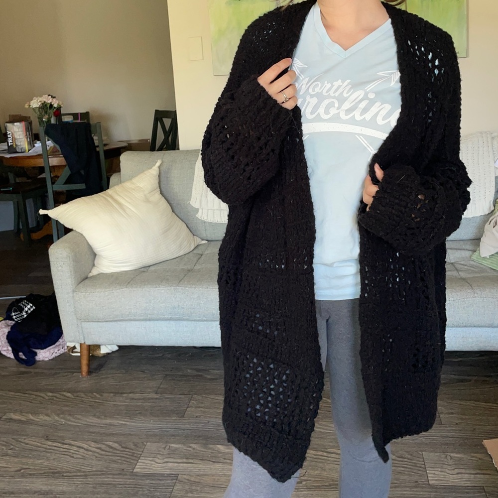 Free People Loose Knit Cardigan